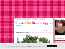 Tablet Screenshot of mistermartina.blogg.se
