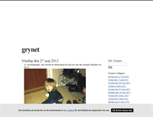 Tablet Screenshot of grynet.blogg.se