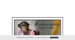 Desktop Screenshot of humorsajten.blogg.se