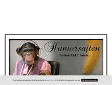Tablet Screenshot of humorsajten.blogg.se