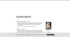 Desktop Screenshot of fromswedento.blogg.se