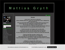 Tablet Screenshot of mattiasgryth.blogg.se