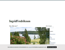 Tablet Screenshot of ingridfredriksson.blogg.se