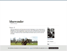 Tablet Screenshot of bluewonder.blogg.se