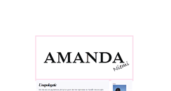 Desktop Screenshot of amandaniemis.blogg.se