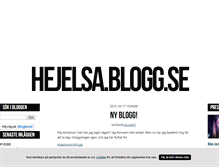 Tablet Screenshot of hejelsa.blogg.se