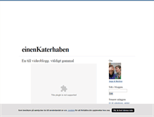Tablet Screenshot of einenkaterhaben.blogg.se