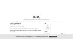 Desktop Screenshot of jockej.blogg.se