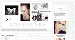 Desktop Screenshot of mysansvra.blogg.se