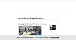 Desktop Screenshot of internetoptimering.blogg.se