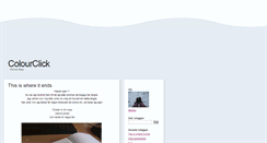 Desktop Screenshot of colourclick.blogg.se