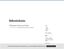 Tablet Screenshot of littlemisslouise.blogg.se