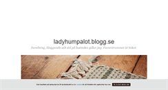 Desktop Screenshot of ladyhumpalot.blogg.se