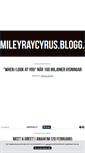Mobile Screenshot of mileyraycyrus.blogg.se