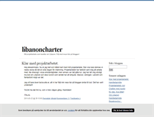 Tablet Screenshot of libanoncharter.blogg.se