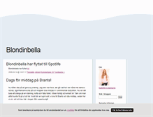 Tablet Screenshot of blondinbella.blogg.se