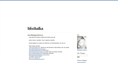 Desktop Screenshot of blixthalka.blogg.se