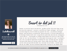 Tablet Screenshot of isabellemariell.blogg.se