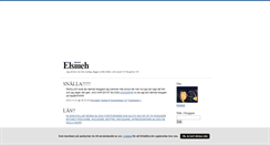 Desktop Screenshot of elsiiieh.blogg.se