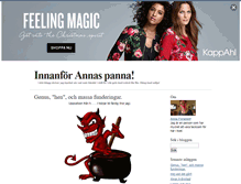 Tablet Screenshot of annaforsblad.blogg.se