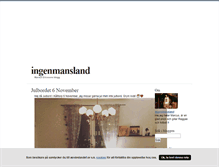Tablet Screenshot of ingenmansland.blogg.se
