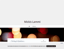 Tablet Screenshot of mickislammi.blogg.se
