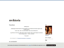 Tablet Screenshot of mviktoria.blogg.se