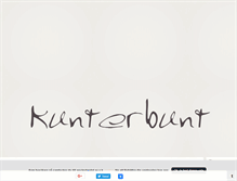 Tablet Screenshot of kunterbunt.blogg.se