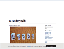 Tablet Screenshot of meandmynails.blogg.se