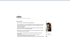Desktop Screenshot of celine.blogg.se