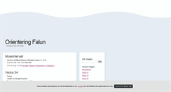 Desktop Screenshot of orienteringfalun.blogg.se