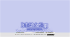 Desktop Screenshot of frvsfritidsledar.blogg.se
