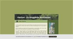 Desktop Screenshot of hairfoot.blogg.se