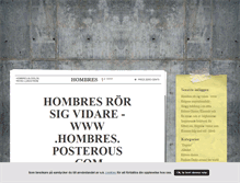 Tablet Screenshot of hombres.blogg.se