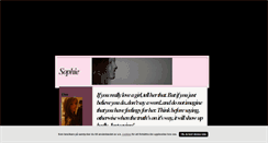 Desktop Screenshot of justmesophie.blogg.se