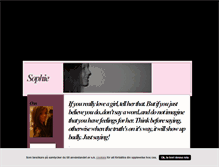 Tablet Screenshot of justmesophie.blogg.se