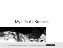 Tablet Screenshot of mylifeaskattises.blogg.se
