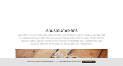 Desktop Screenshot of isnusmumrikens.blogg.se