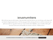 Tablet Screenshot of isnusmumrikens.blogg.se