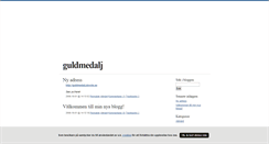 Desktop Screenshot of guldmedalj.blogg.se