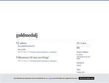 Tablet Screenshot of guldmedalj.blogg.se