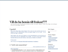 Tablet Screenshot of bensintillfrukost.blogg.se
