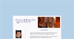 Desktop Screenshot of carroemelie.blogg.se