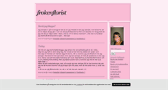 Desktop Screenshot of frokenflorist.blogg.se