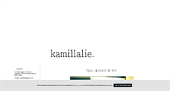 Desktop Screenshot of kamillalie.blogg.se