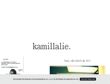 Tablet Screenshot of kamillalie.blogg.se