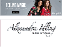 Tablet Screenshot of alexidling.blogg.se