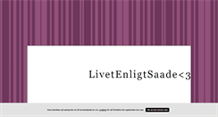 Desktop Screenshot of livetenligtsaade.blogg.se