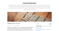 Desktop Screenshot of carolinateodor.blogg.se