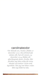 Mobile Screenshot of carolinateodor.blogg.se